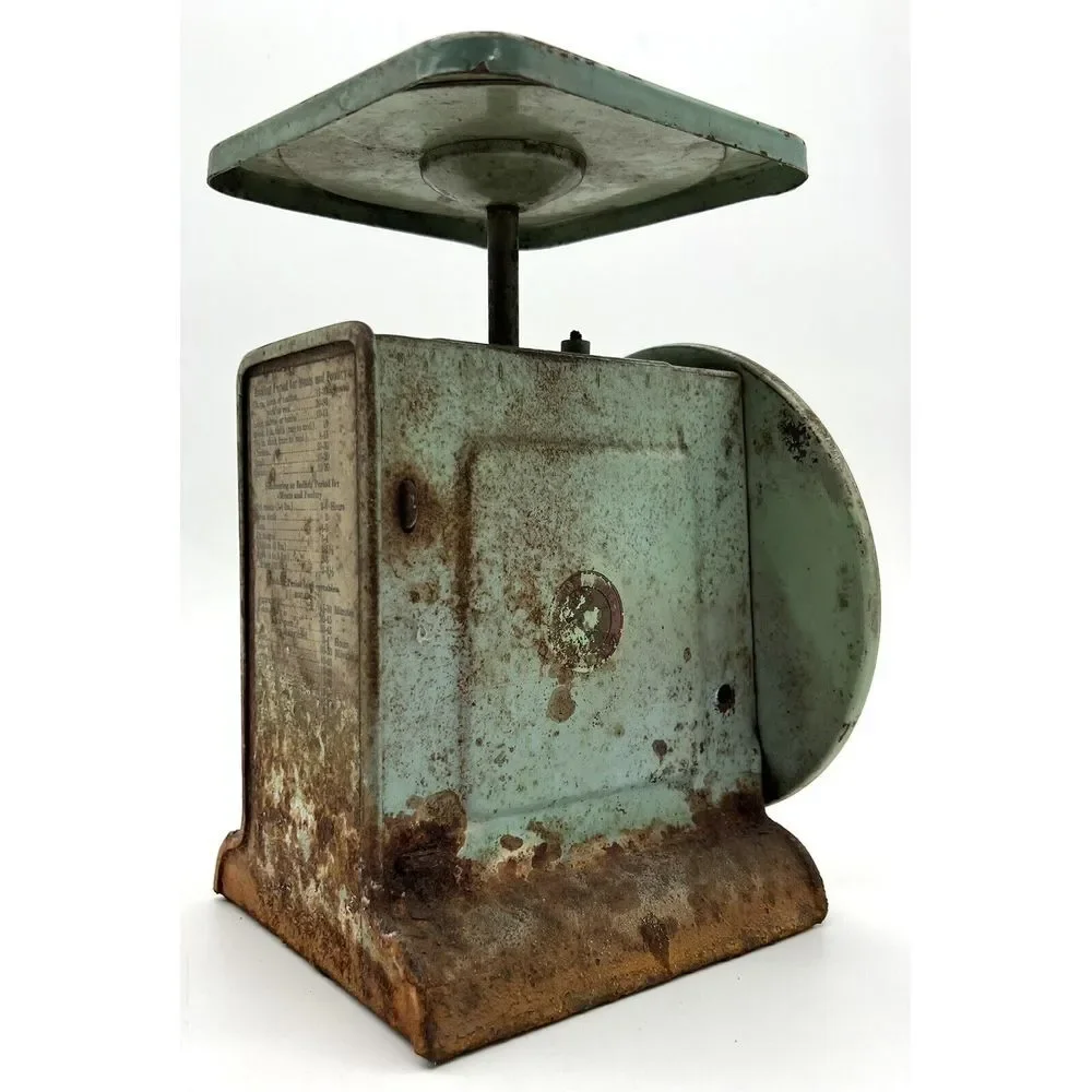 Antique 1930s Hanson Cook-O-Meter Kitchen‎ Scale 10 Pounds
